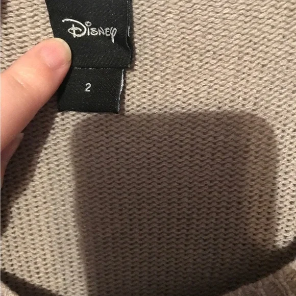 Torrid Disney Mickey Mouse Grey + Black Ombré Sweater / Sweatshirt / Jacket Sz 2 - Picture 5 of 7